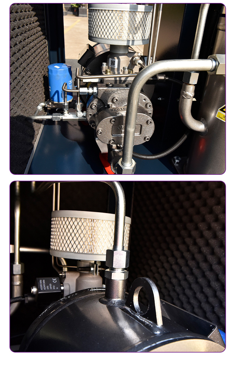 Es-10/8 Screw Air Compressor 7.5Kw Economical, Durable and Stable Belt Drive Air-Cooled Fixed Type