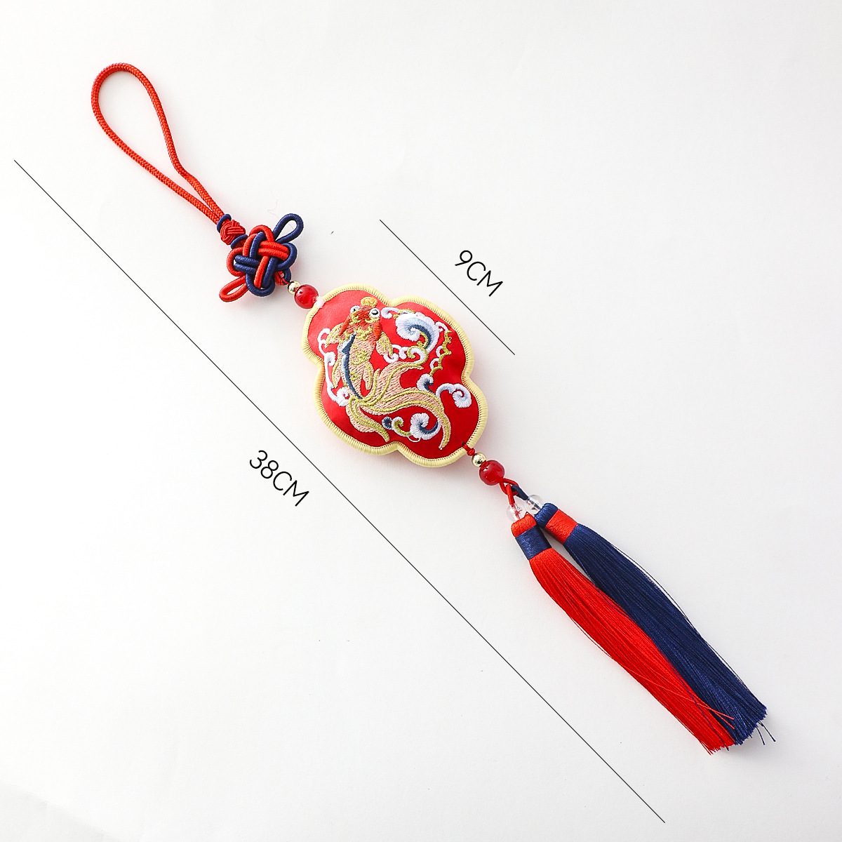 Nuevo bordado de siete colores cordier colgante de bordado decoración caja de regalo embalaje de flores DIY material de arte