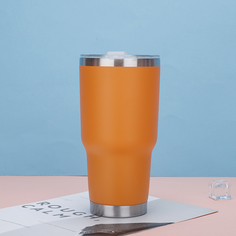 Taza de vacío de acero inoxidable 304 transfronterizo taza fría 30oz taza de coche taza de helado taza de cerveza taza de paja