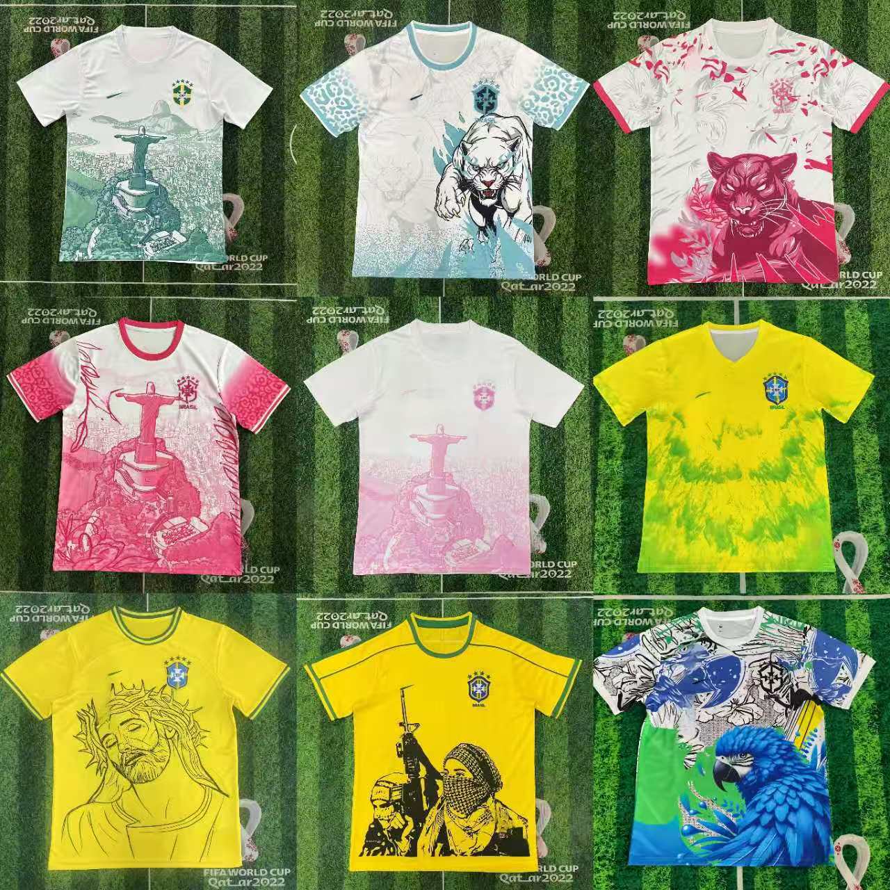 2627 World Cup Football Jersey Brazil Special Edition Adult Fan Version Jersey Factory Direct Sale