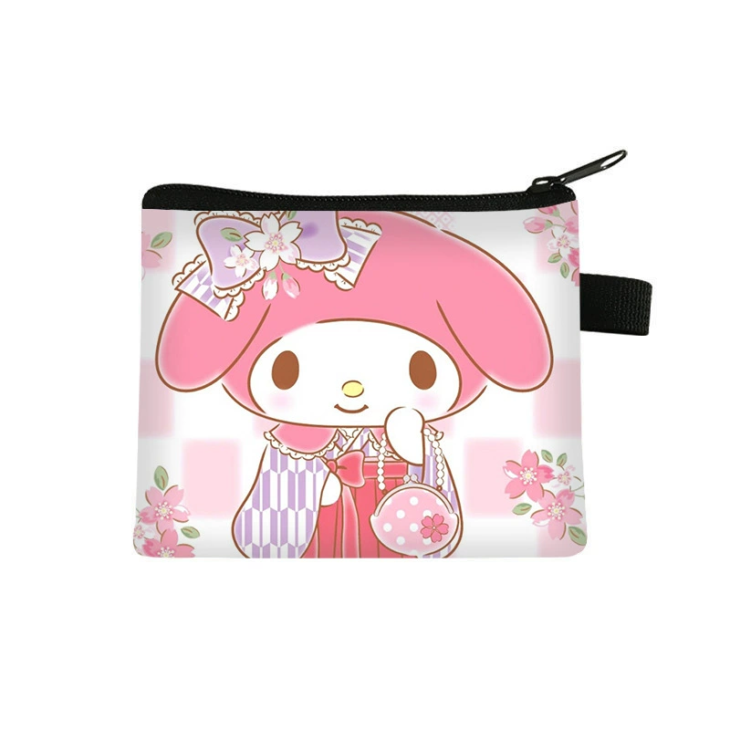 Новая детская монетница Sanrio My Melody для международной торговли, мультяшный кошелек для мелочи, мини-сумочка на молнии для наушников, 2025 год