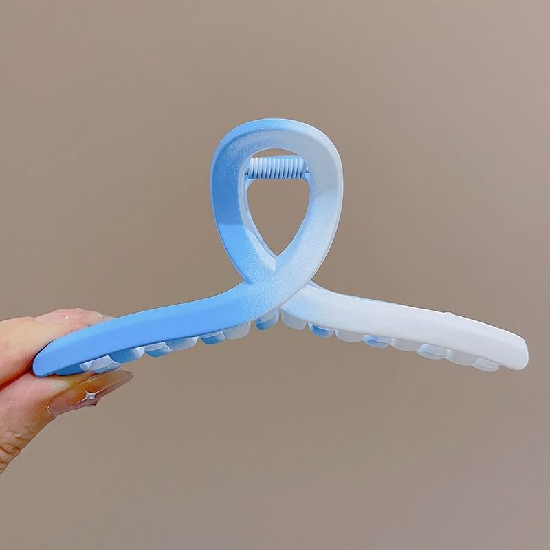 Clip de pelo marrón grande Nueva horquilla cuadrada accesorios para el cabello clip de horquilla simple Cabeza trasera clip de pelo clip de tiburón tocado