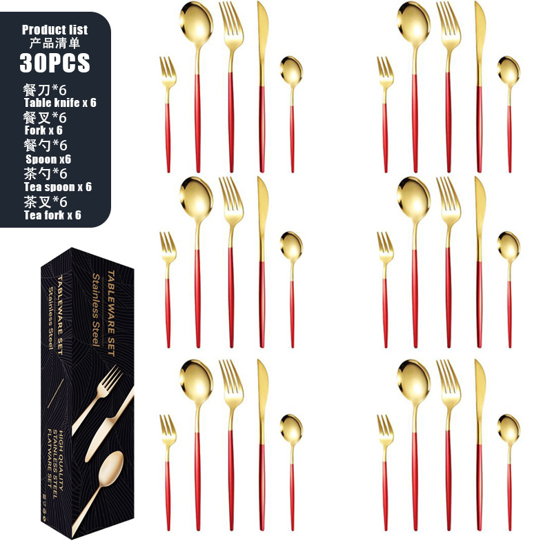 레드 골드-30PCS [메일 주문 상자]