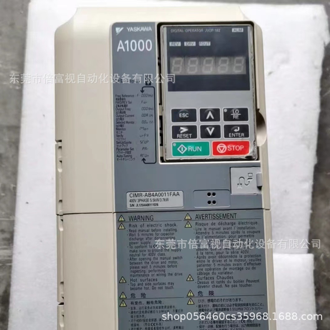 全新现货 YASKAWA/安川 变频器 CIMR-EB4A0011FAA包邮 议价