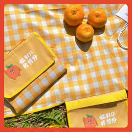 ✅户外露营防水地垫便携款防潮垫折叠PVC野餐垫加厚野餐毯定