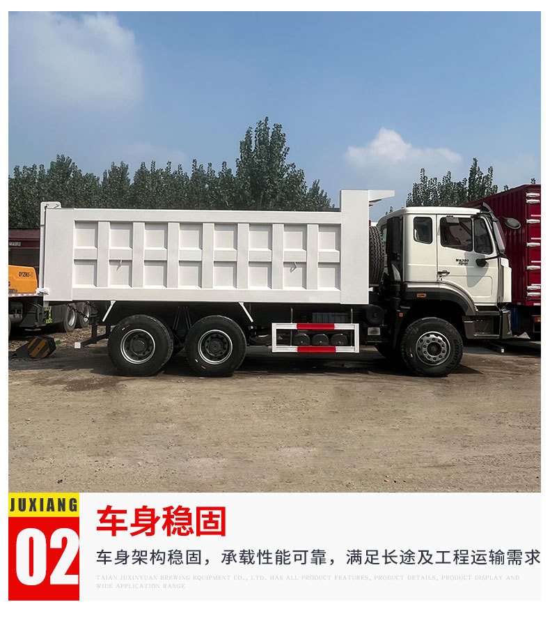 Cross-Border Export of Howo Heavy-Duty Dump Trucks, China Heavy Duty Automobiles 380-Horsepower Dump Trucks, and Eight-Wheel Heavy Trucks