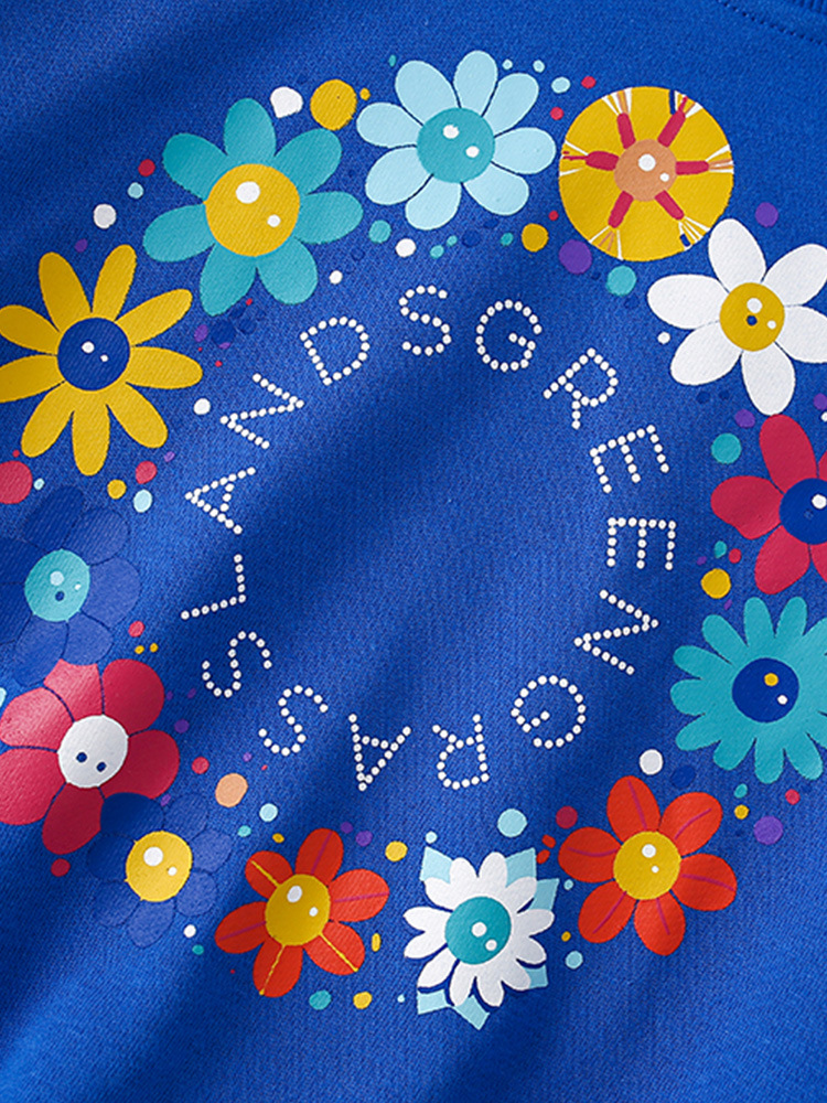 Malwee chaqueta infantil otoño nuevo estilo europeo y americano para niños pequeños y medianos impresión extranjera camisa de cuello redondo manga larga para usar camisa