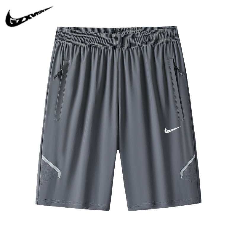 Cross-border Summer New Ice Silk Shorts Men's Loose Breathable plus size Pants Outdoor Casual Quick-drying Men's Pants