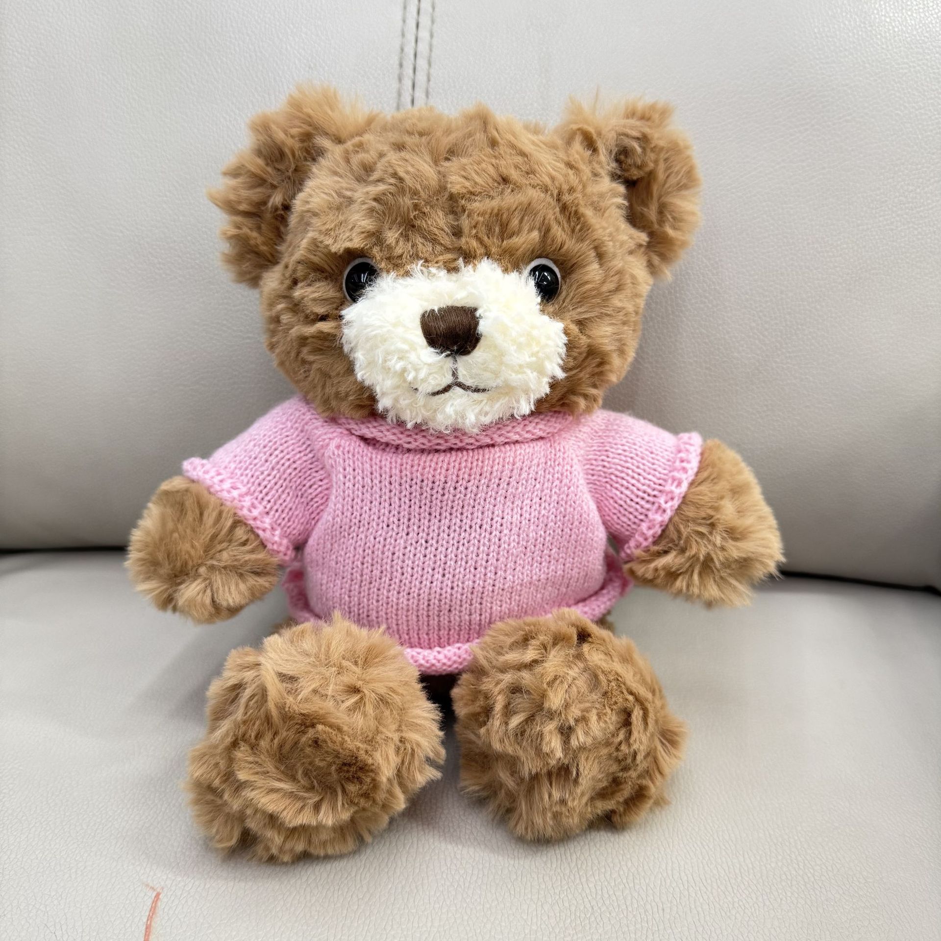Máquina de muñecas agarrar 8 pulgadas ropa Teddy Bear juguetes de peluche impresión de muñecas LOGO regalos de eventos corporativos