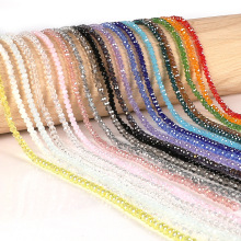 6mm玻璃水晶车轮珠子散珠 diy手工制作手链项链配件材料 厂家批发