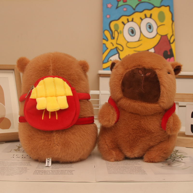 Máquina de muñecas de 8 pulgadas al por mayor, juguetes de peluche, máquina de agarre boutique, muñeca Kapibala, regalo de lanzamiento de boda