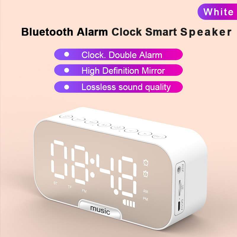 Reloj espejo Bluetooth con radio FM: regalo transfronterizo de primera calidad.