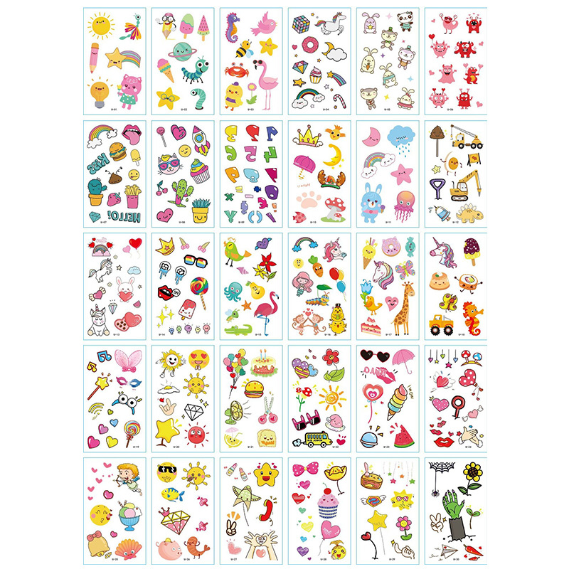 Pequeñas pegatinas de tatuajes de flores impermeables frescas, tatuajes de hombres y mujeres sexy, cicatrices desechables, pegatinas de tatuajes de rosas personalizadas