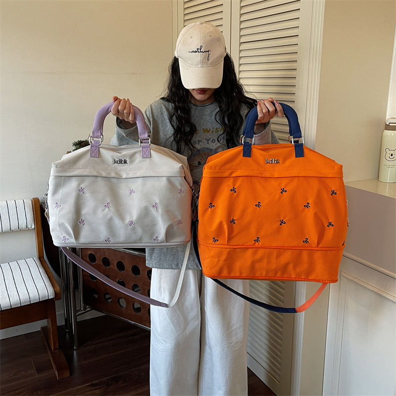 Expandable Travel Bag, Carry-On Bag, Large Capacity Dry and Wet Separation Sports Yoga Fitness Bag, Storage Bag, Maternity Luggage Bag Expandable Travel Bag, Carry-On Bag, Large Capacity Dry and Wet Separation Sports Yoga Fitness Bag, Storage Bag, Maternity Luggage Bag