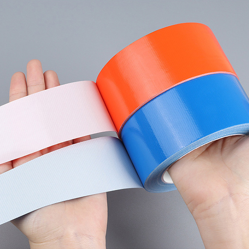 Cinta de tela de color de una sola cara al por mayor exposición de alta adhesivo de la boda alfombra logo ventana impermeable viento costura