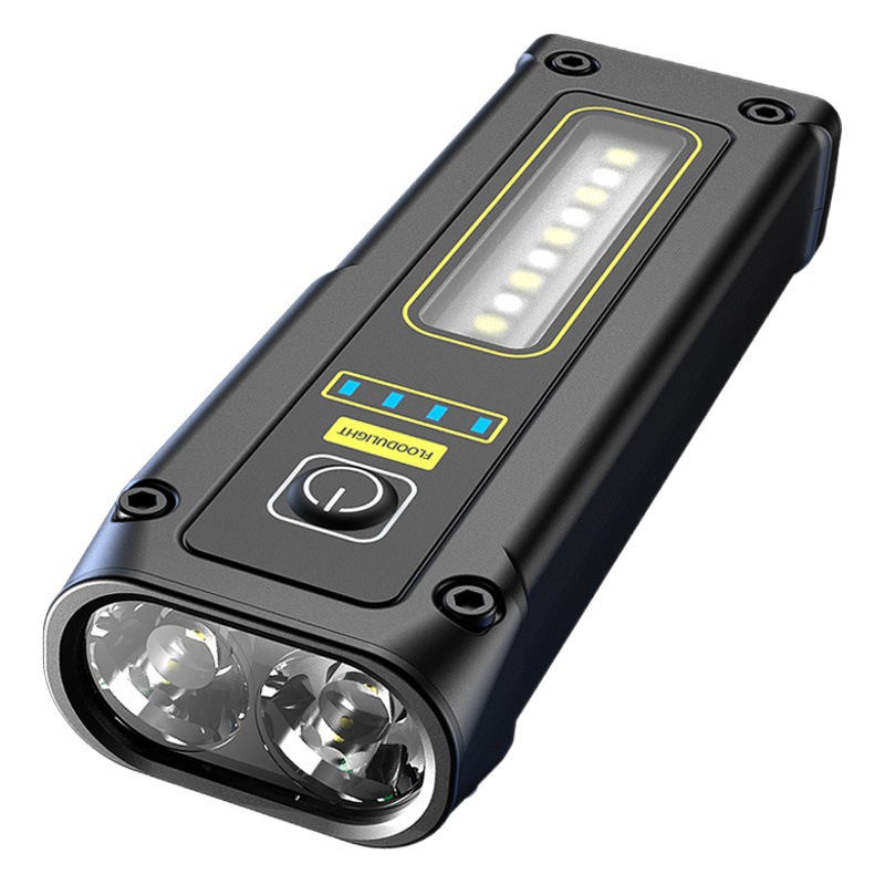 Nueva linterna de alto brillo para exteriores, iluminación de advertencia multifuncional, luz de trabajo magnética de larga duración para exteriores, luz de emergencia