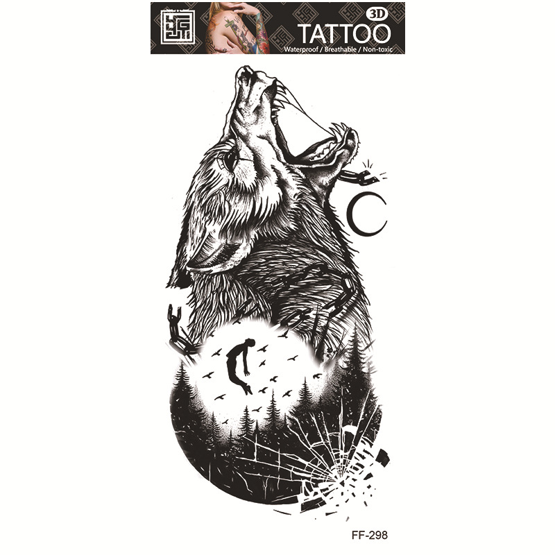 Tatuajes Temporales Impermeables de Papel de Transferencia al Agua para Cuerpo Entero image 104