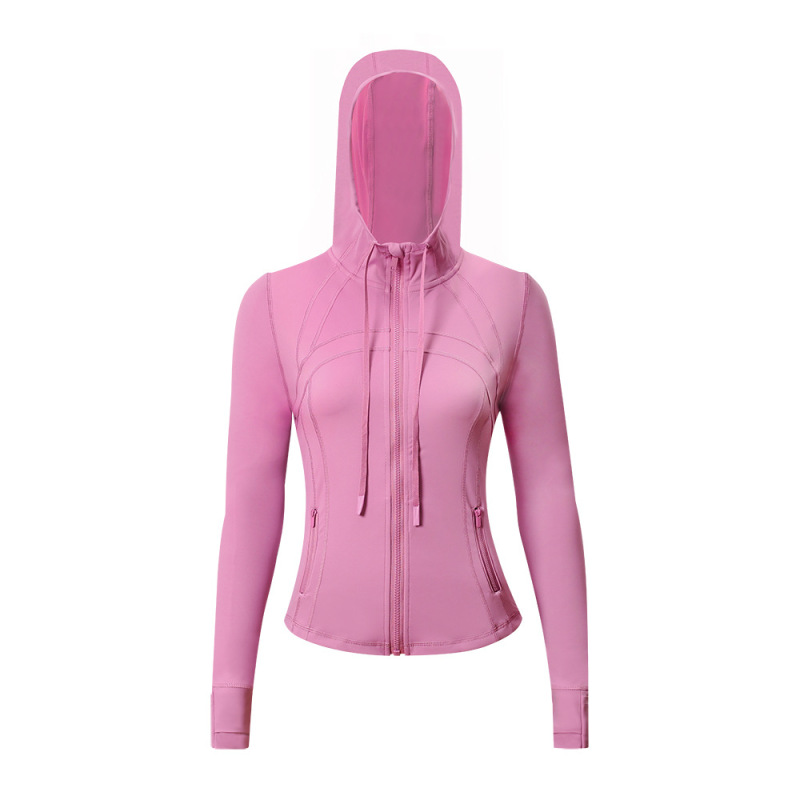lulu原标Define瑜伽服连帽夹克外套上衣透气运动健身服春秋款女士|undefined