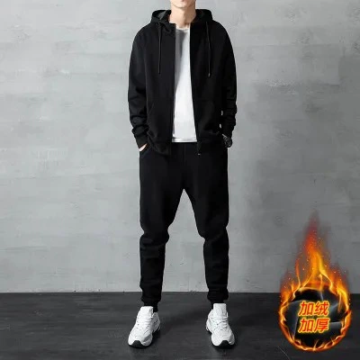 Cotton sweatshirt, autumn warm set, warm sports suit, hoody