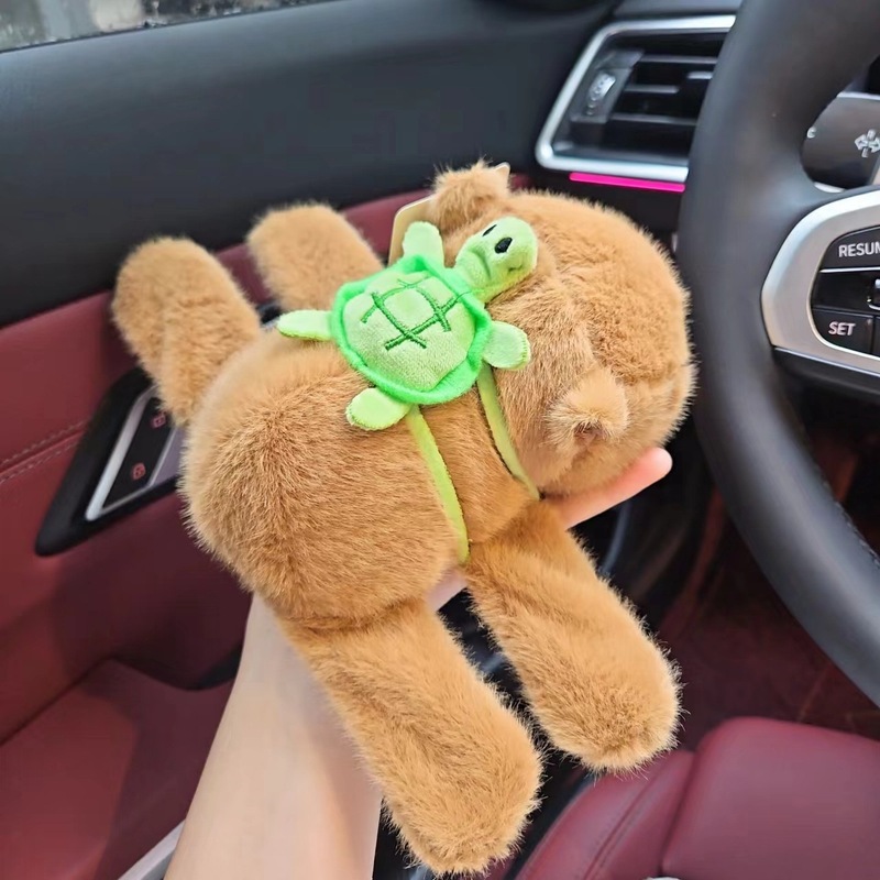 現物のカピバラのぬいぐるみのぬいぐるみの水のモルモットのブレスレットのカピバラのしっぽはパチパチと回転します。|undefined
