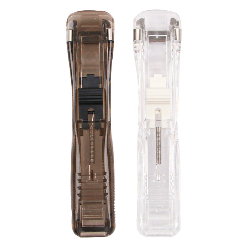 INS estilo empujador transparente Carpeta de encuadernación grande organizando clip fijo clip de boleto sin cola clip de papelería de Estudiante