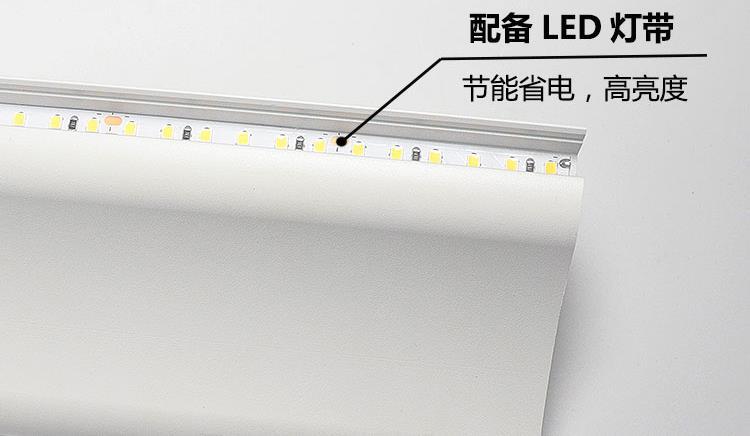 led发光顶角线灯客厅天花免吊顶开槽阴角墙角灯明装石膏线条灯条-阿里巴巴