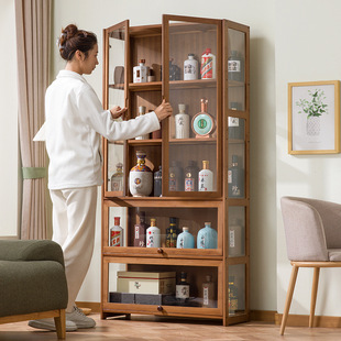 Wine Cabinet side cabinet high cabinet living room wall integrated modern minimalist cabinet storage cabinet storage side cabinet locker