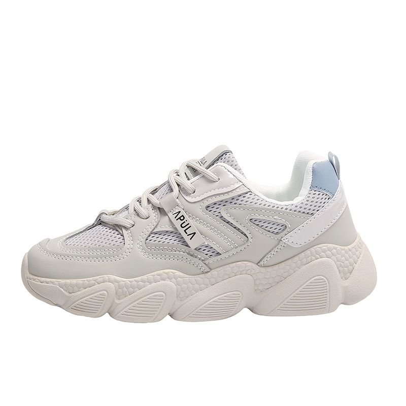 Zapatos de red de mujer nuevos zapatos de corrida de verano de estudiantes amortiguadores ligeros antideslizantes suaves no cansados zapatos deportivos