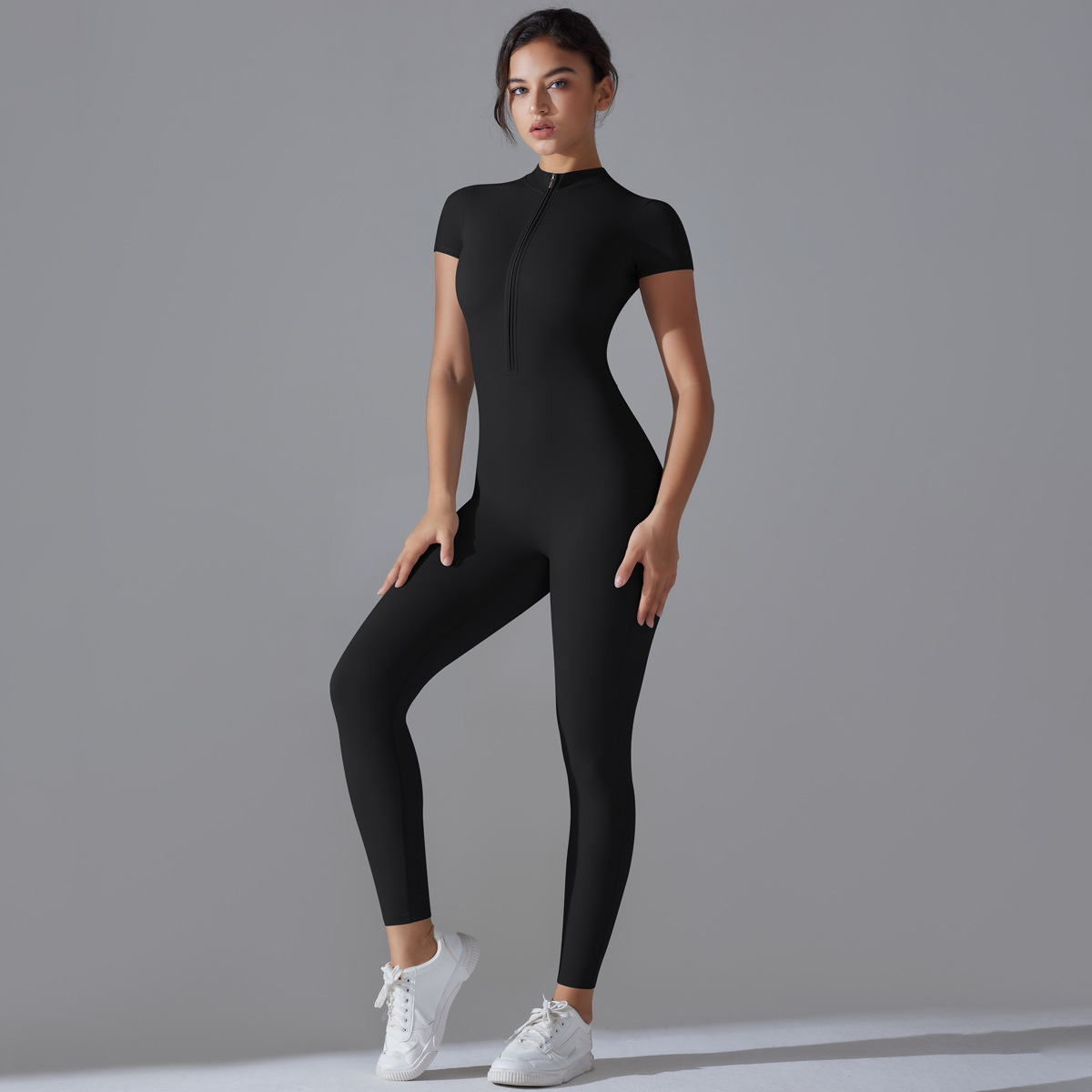 350g Weight Long Sleeve Sleeve Length Nylon, Cotton Blend Fabric Type Regular Top Length Jogger Pants Pants Type T-shirt Tops Type Fitness, Running, Sports Occasion Shirt Collar Neckline Solid Color Pattern Simple Style, Sport Style Style Simple Style Sport Style Solid Color Nylon Cotton Blend Shirt Collar Tracksuit T-shirt Jogger Pants 16