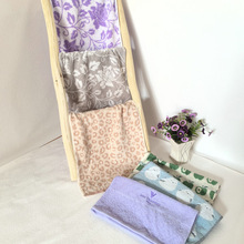 出口高端纯棉色织提花华伦天奴刺绣新德丸无捻纱毛巾面巾洗脸巾