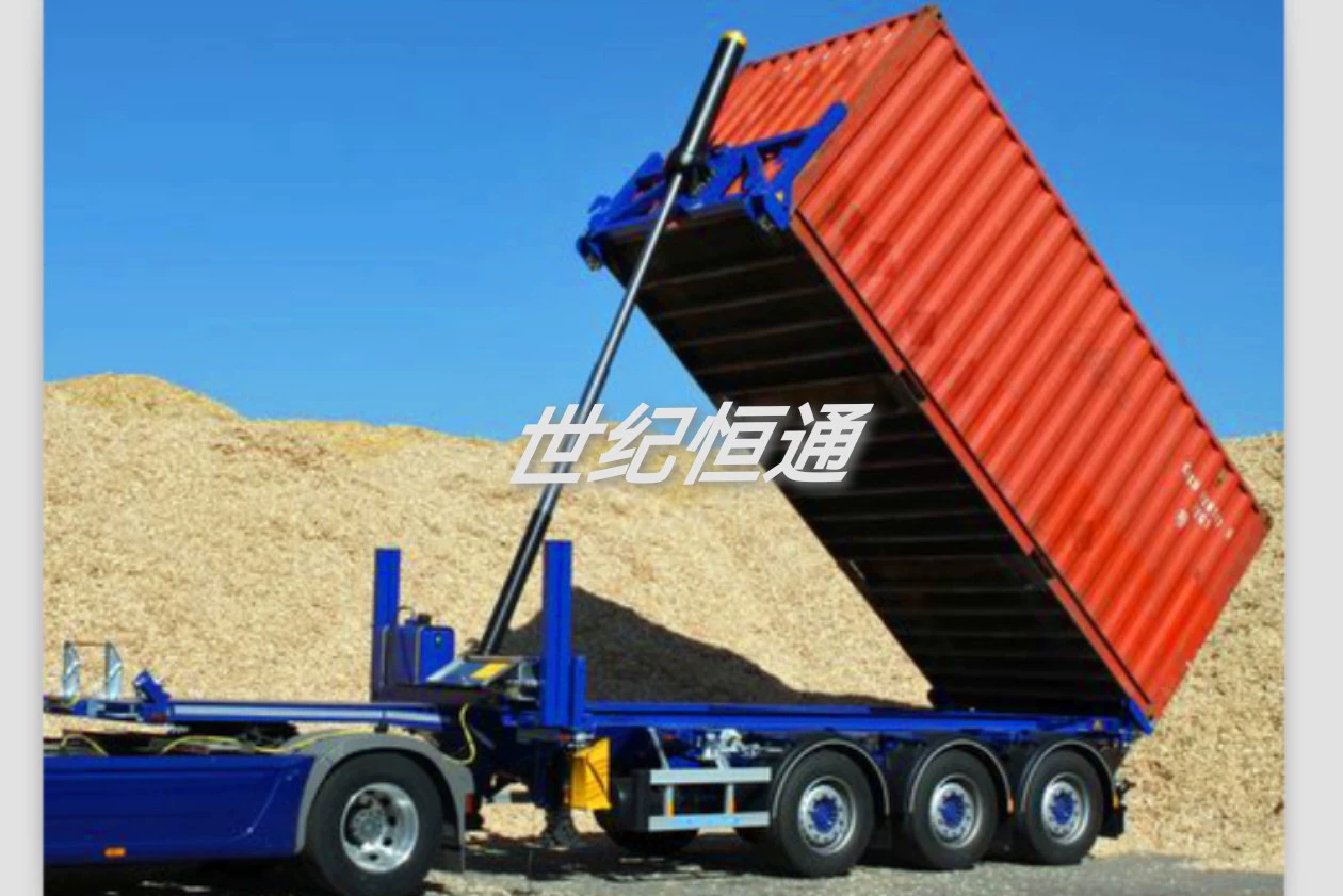 Задний откидной полуприцеп, контейнерный задний откидной полуприцеп, различные спецификации контейнерных полуприцепов поставляются производителями партиями в Россию.