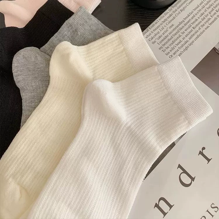 Lace breathable summer thin knee socks, mid-length, internet celebrity