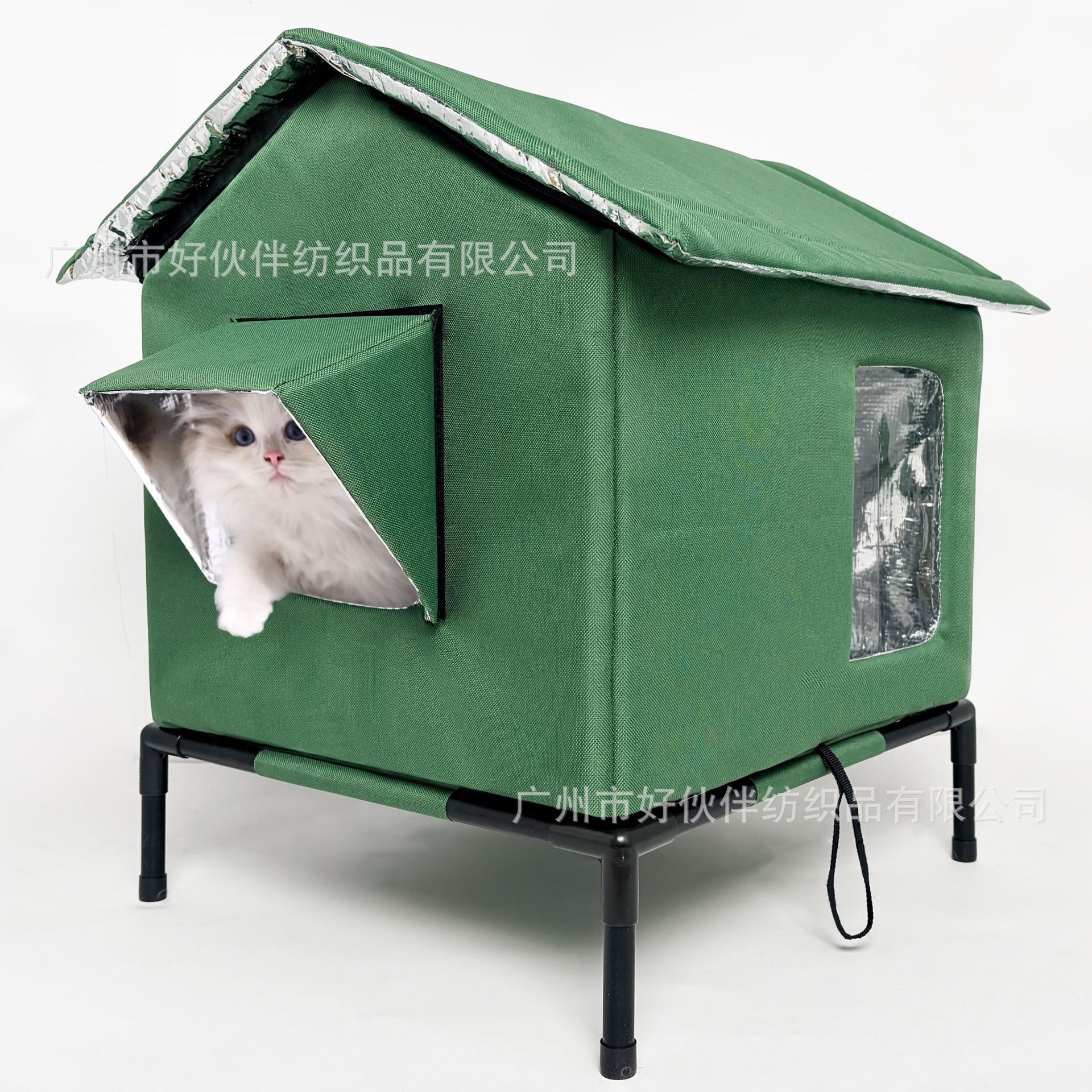 一件贴标代发流浪猫窝狗窝离地防潮四季通防水小型犬宠物窝狗狗