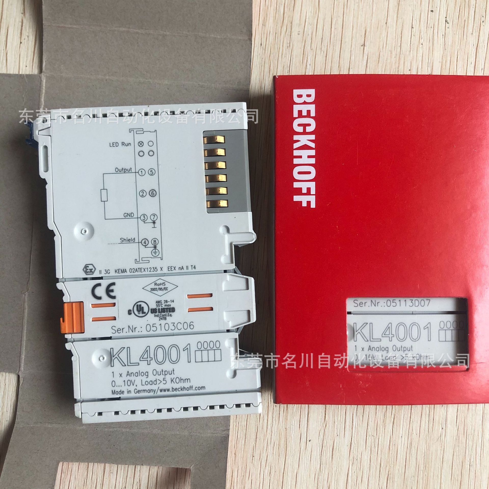 全新BECKHOFF倍福 KL4001模块全新议价出售