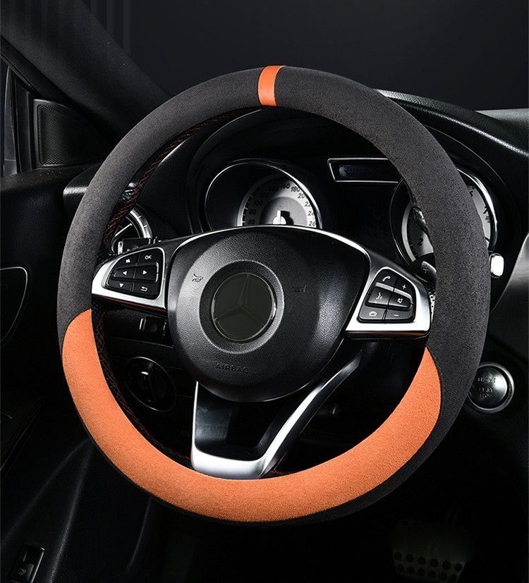 Suitable for Changan Qiyuan Q07/A07 steering wheel covers, suede A05/Q05/E07/A06 special winter steering wheel covers