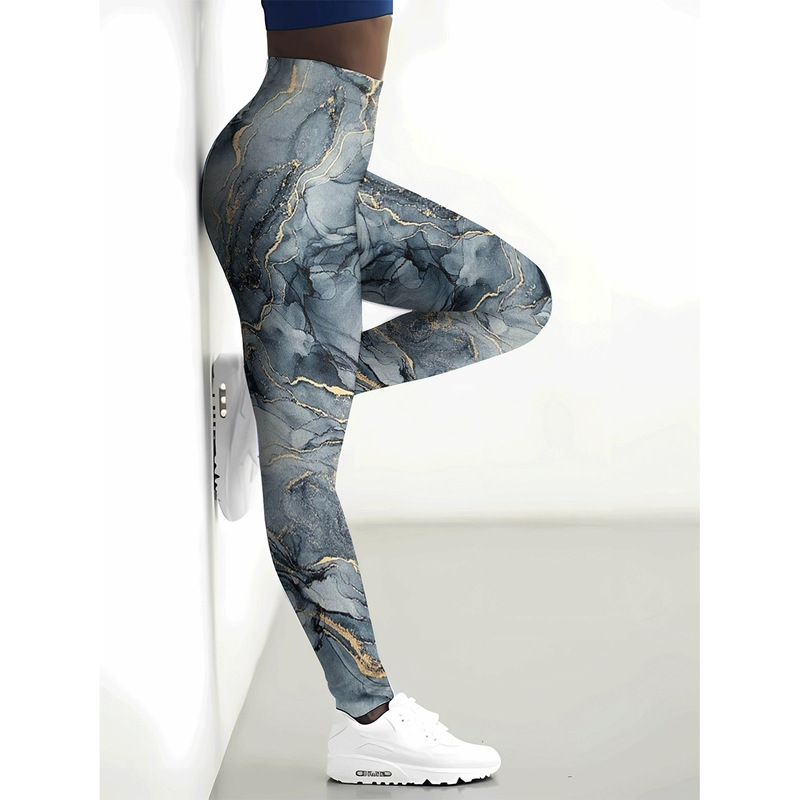 Women leggings marble pattern printed leggings yoga pants gym trousers women sexy jogger pants Women leggings marble pattern printed leggings yoga pants gym trousers women sexy jogger pants