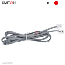 SM232庫存 超低價電話線 1.5米 灰白色6P2C 雙水晶頭 ADSL專用線