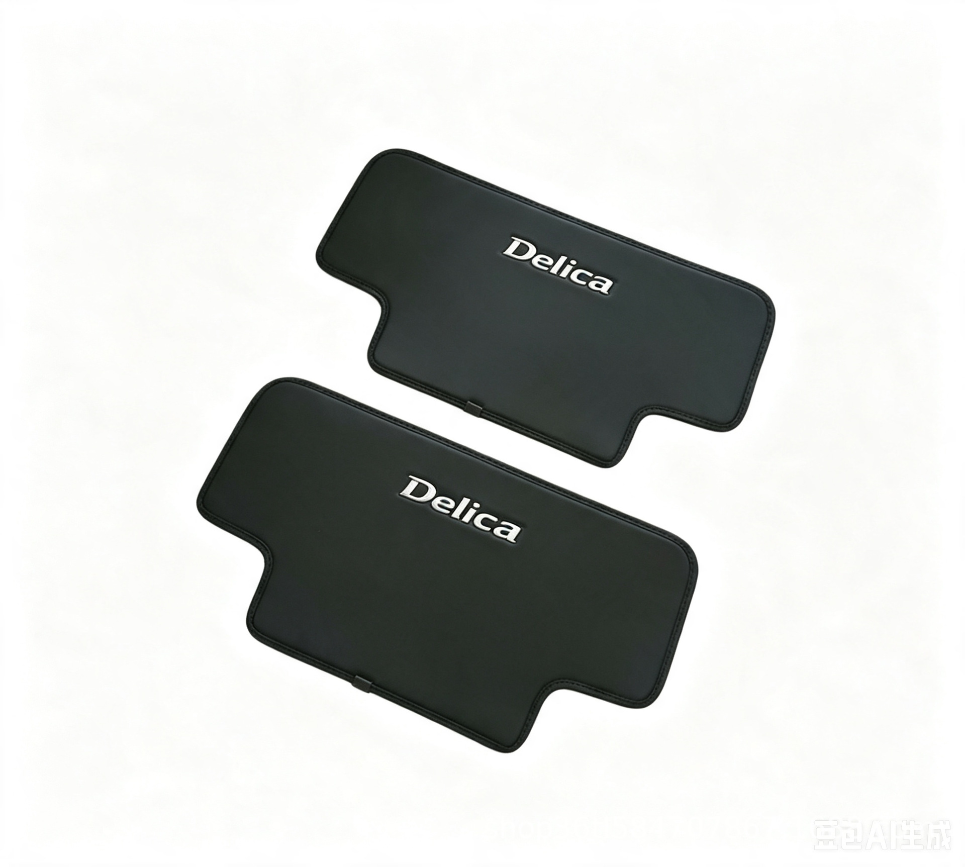 Car rear seat anti-kick pad, seat back protective pad with car logo, interior anti-dirt and wear-resistant protective pad
