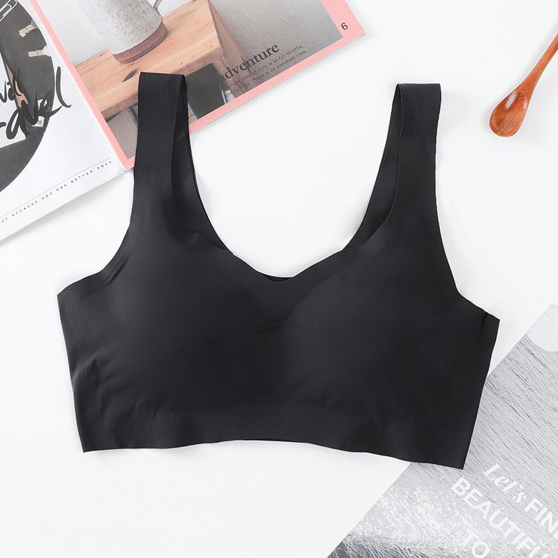 Japón Anxin cuarta generación de ropa interior sin costuras mujer transfronteriza talla grande sin anillo de acero hermosa espalda deportiva sueño estilo chaleco sujetador