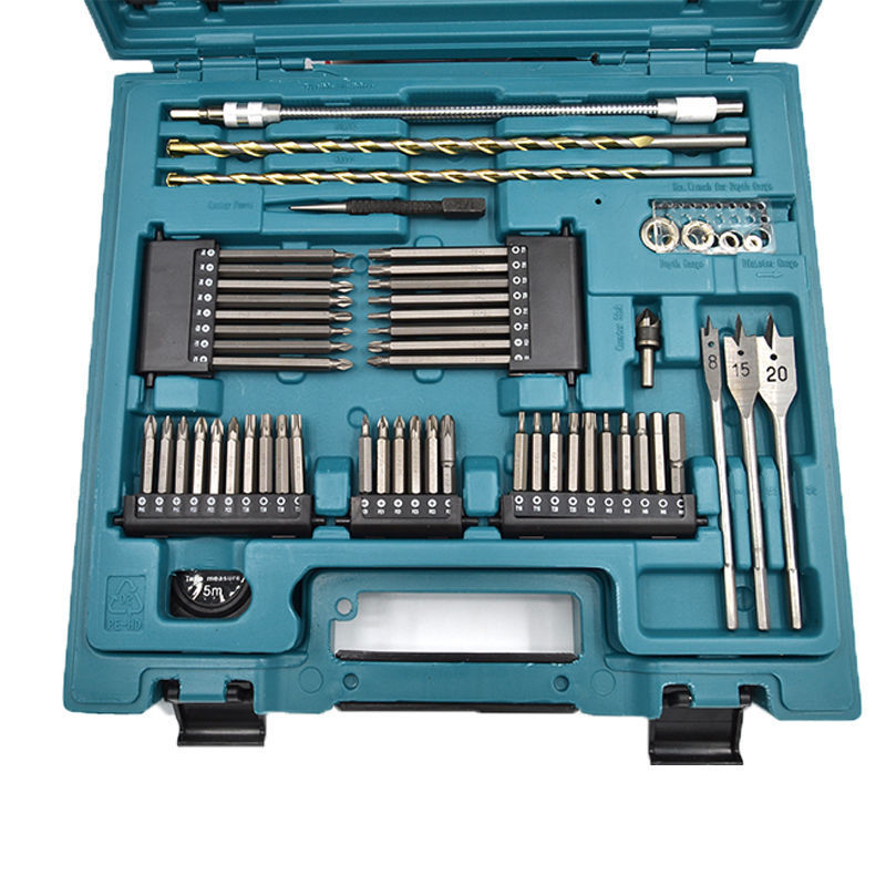 축제 선물 MAKITA 수동 시리즈 손 드릴 배치 머리 금속 드릴 가정용 손 도구 200 세트