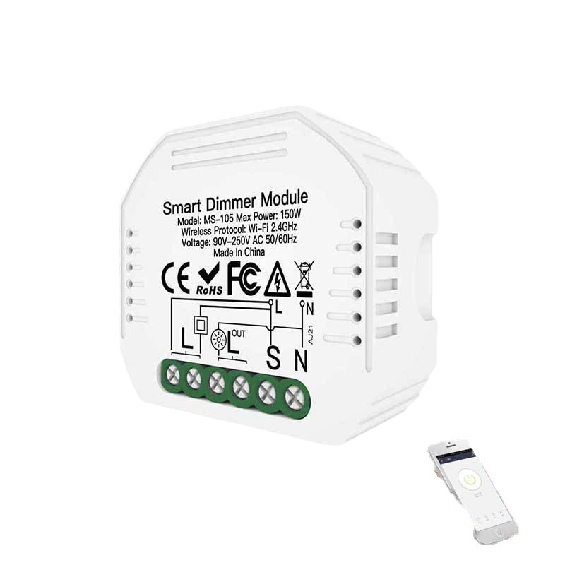 定制款涂鸦WiFi调光开关模组定时module语音控制12路调光通断器