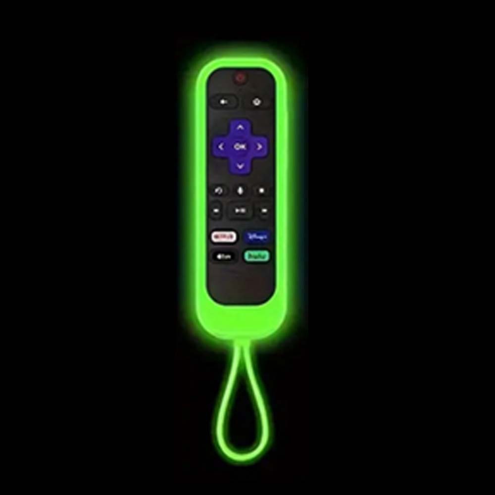 2pcs \ 3pcs para TCL Roku TV luminoso de silicona a prueba de suciedad control remoto cubierta protectora