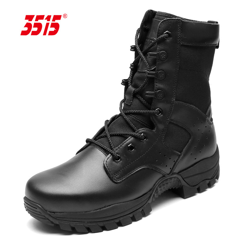 Botas de entrenamiento al aire libre 3515 – cremallera lateral, antiperforación, estilo desierto, para hombres image 9