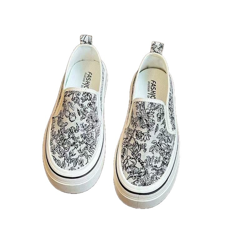 Zapatos de lona plana 2026 verano nuevo perezoso verano nuevo zapatos de mujer transpirables zapatos casuales para mujeres image 5