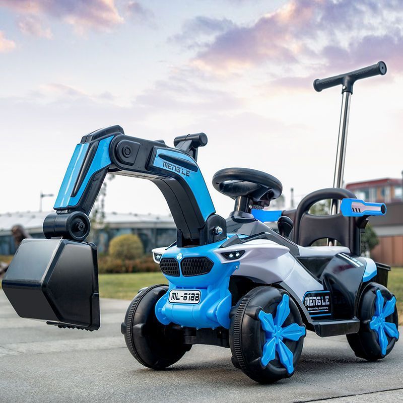 2025 新しい子供用掘削機は座ることができる掘削機エンジニアリング車両おもちゃの車子供用充電スライドリモコン電気自動車|undefined