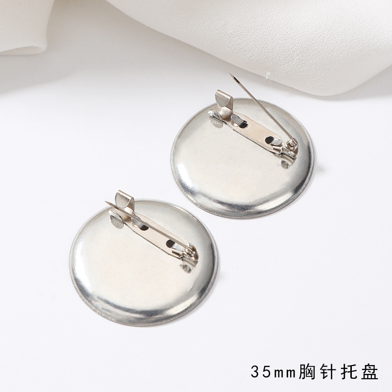 ピンの安全針の胸の花の底のボタンの針はロックの頭のネクタイのブローチの手作りのdiyの毛の服のボタンの部品の材料を持ちます。