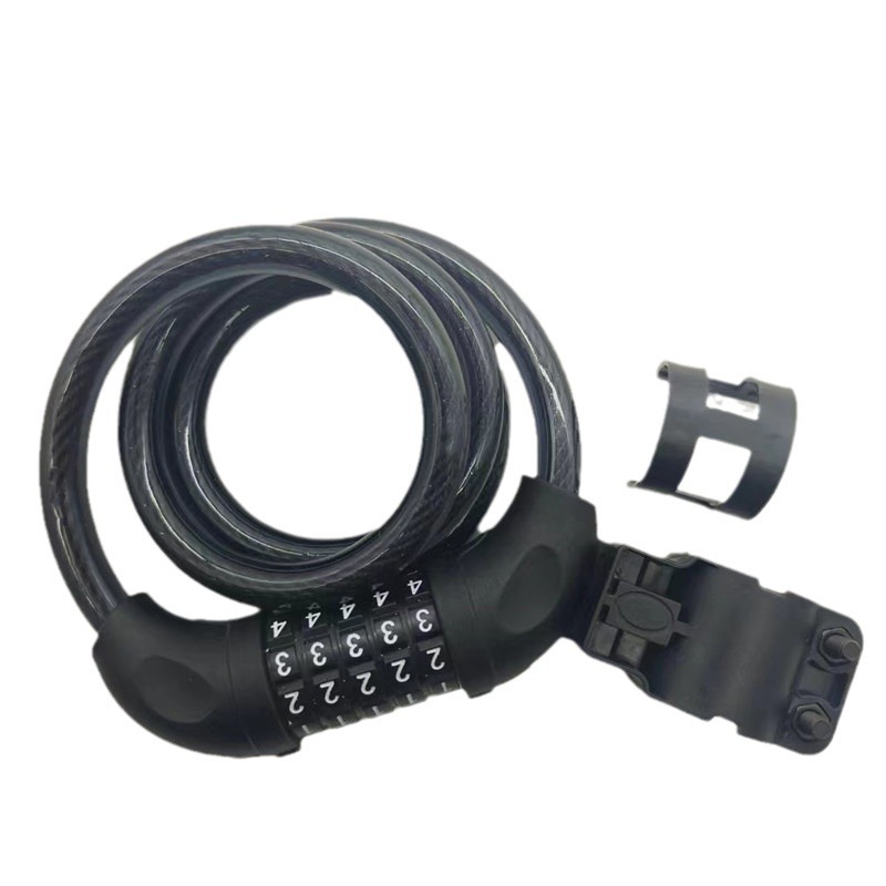 Nuevo Jizhou 6005A cerradura antirrobo de bicicleta cerradura de contraseña portátil de bicicleta de montaña cerradura especial para vehículos eléctricos