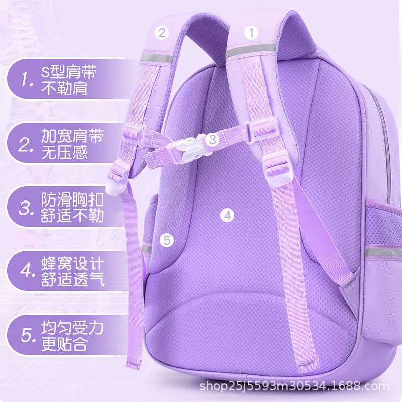 Рюкзак с рисунком из мультфильма, вместительная водоотталкивающая сумка, школьная сумка, защита позвоночника