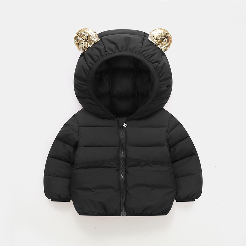 856 nuevo oro negro ropa de algodón para niños niños abrigos gruesos ropa de algodón caliente de grafeno para niños y niñas image 5