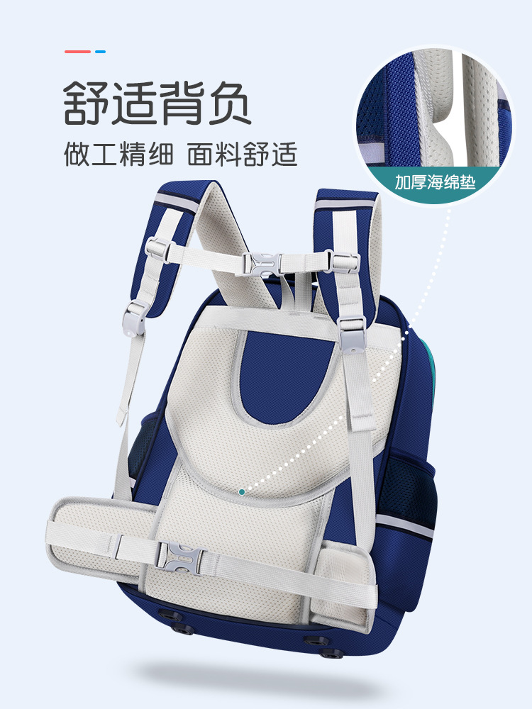 Mochila escolar de estilo coreano, informal, sencilla, que reduce la carga, mochila escolar de gran capacidad para estudiantes de primaria, mochila ligera para niños y niñas
